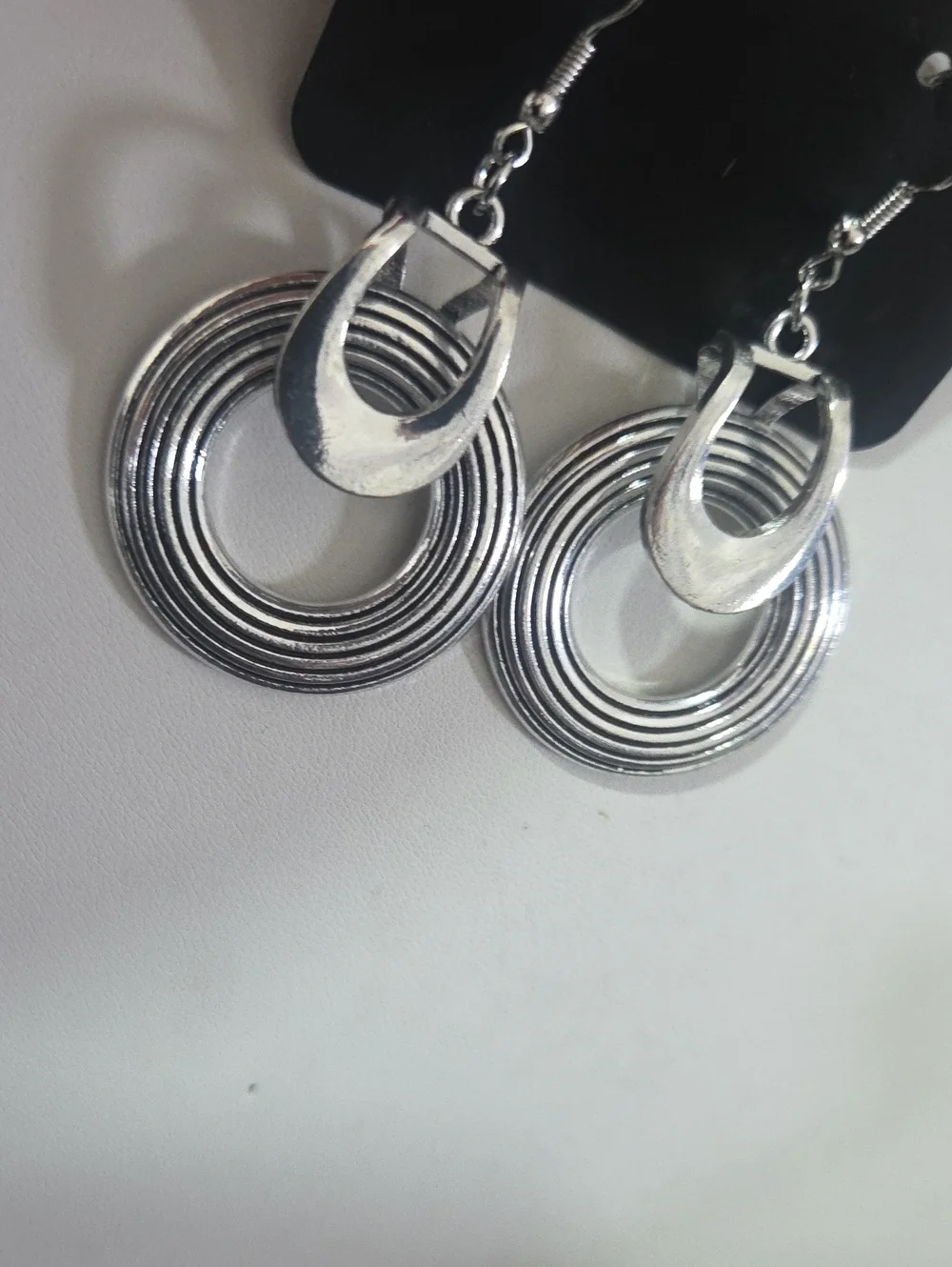Paparazzi Rustic Retreat Silver Earrings NWT